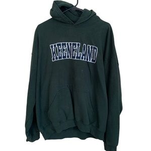 Keeneland Race Track Hoodie Sweatshirt Horse Racing Lexington Kentucky XL